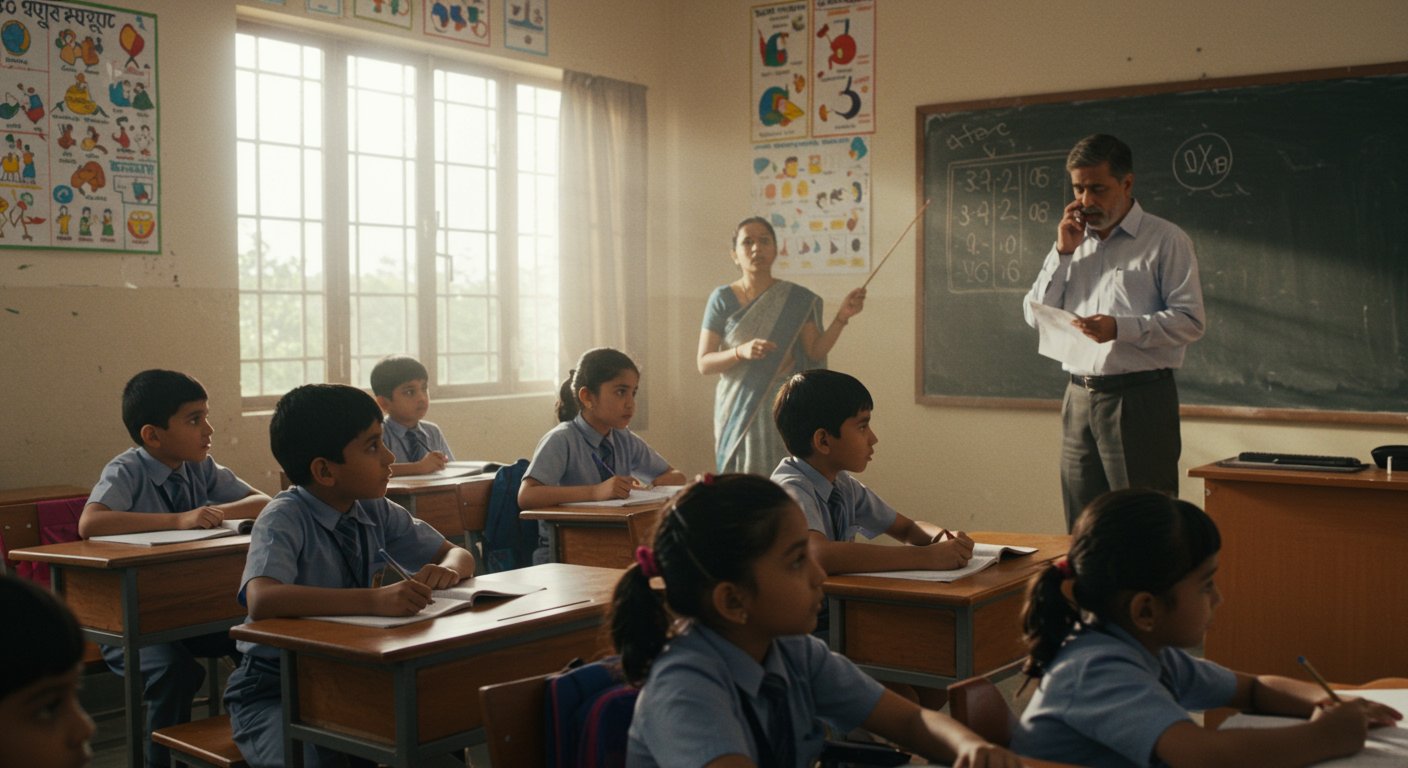 Classes continued at Indore's Golden School despite a bomb threat; Email read at 7 AM, police informed at 10 AM.