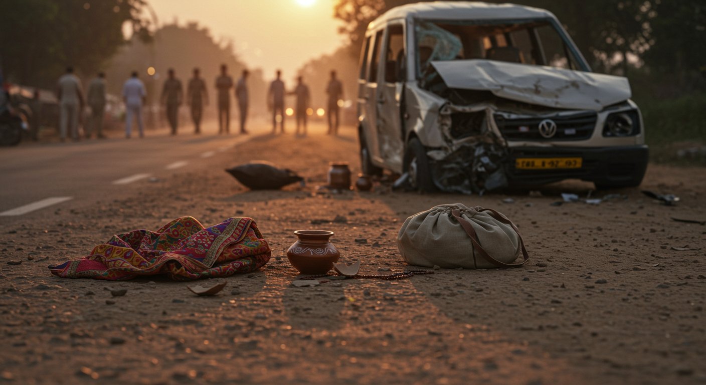 Tragic road accident in Kolkata: Six UP pilgrims killed en route to Jagannath Puri pilgrimage