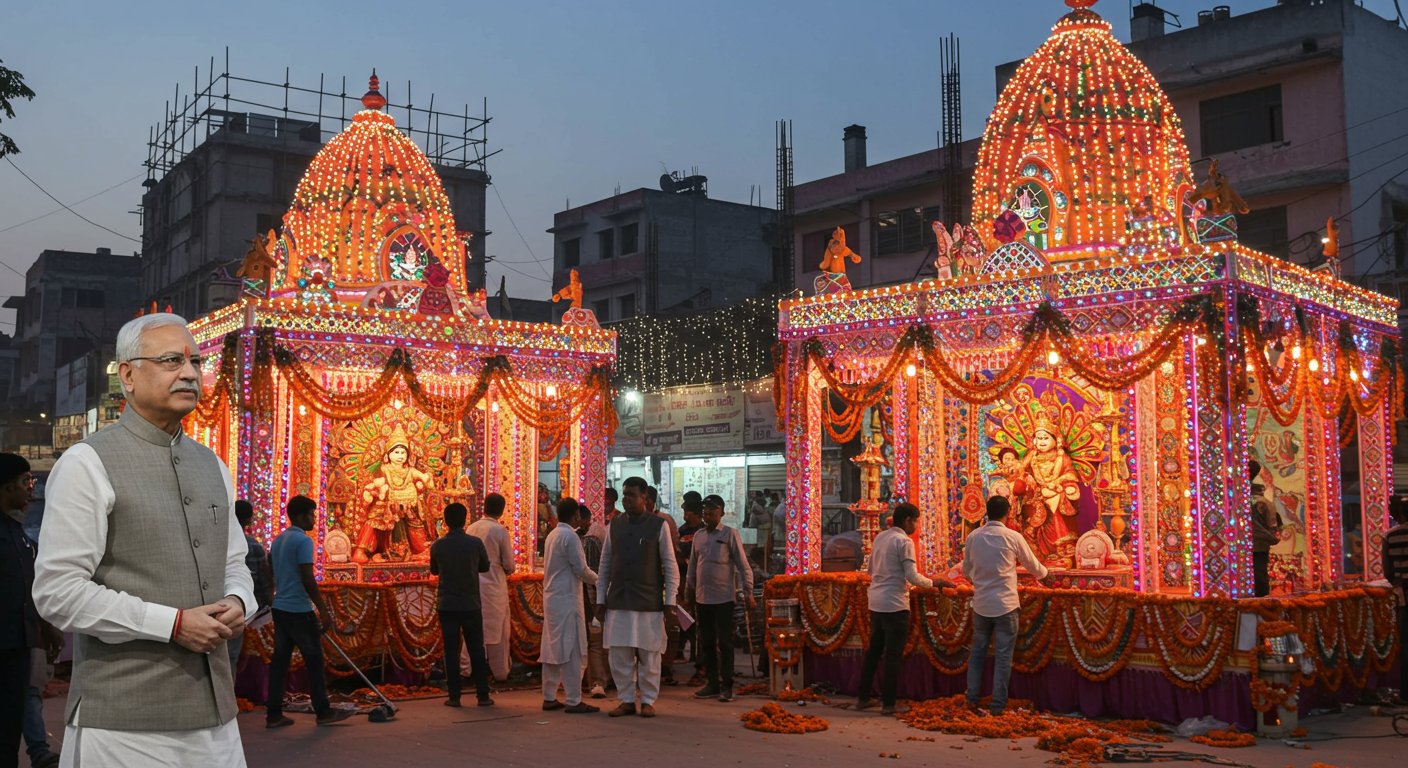 UP Festival Preparations: Minister's Strict Order - Expedite City Construction Works, Special Attention on Pandals