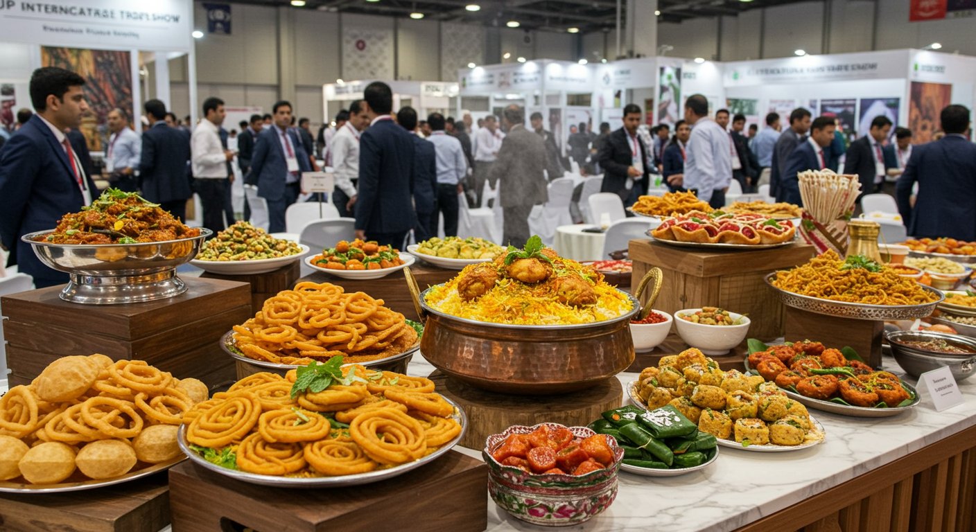 UP International Trade Show: The World to Taste State's Flavor with Lucknowi Chicken and Banarasi Paan!