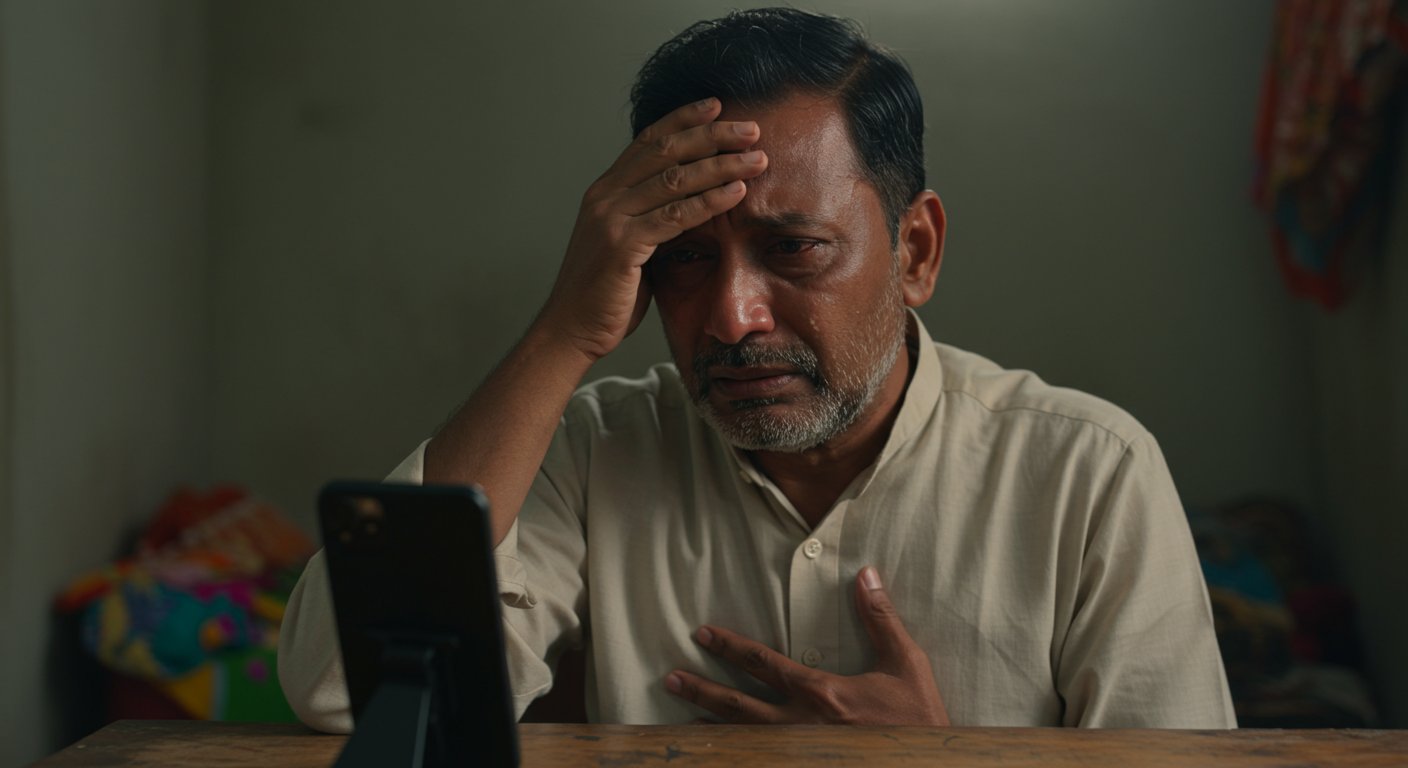 Jan Mohammad, who called daughters 'life', took poison after being troubled by his wife, and expressed his pain in a video.