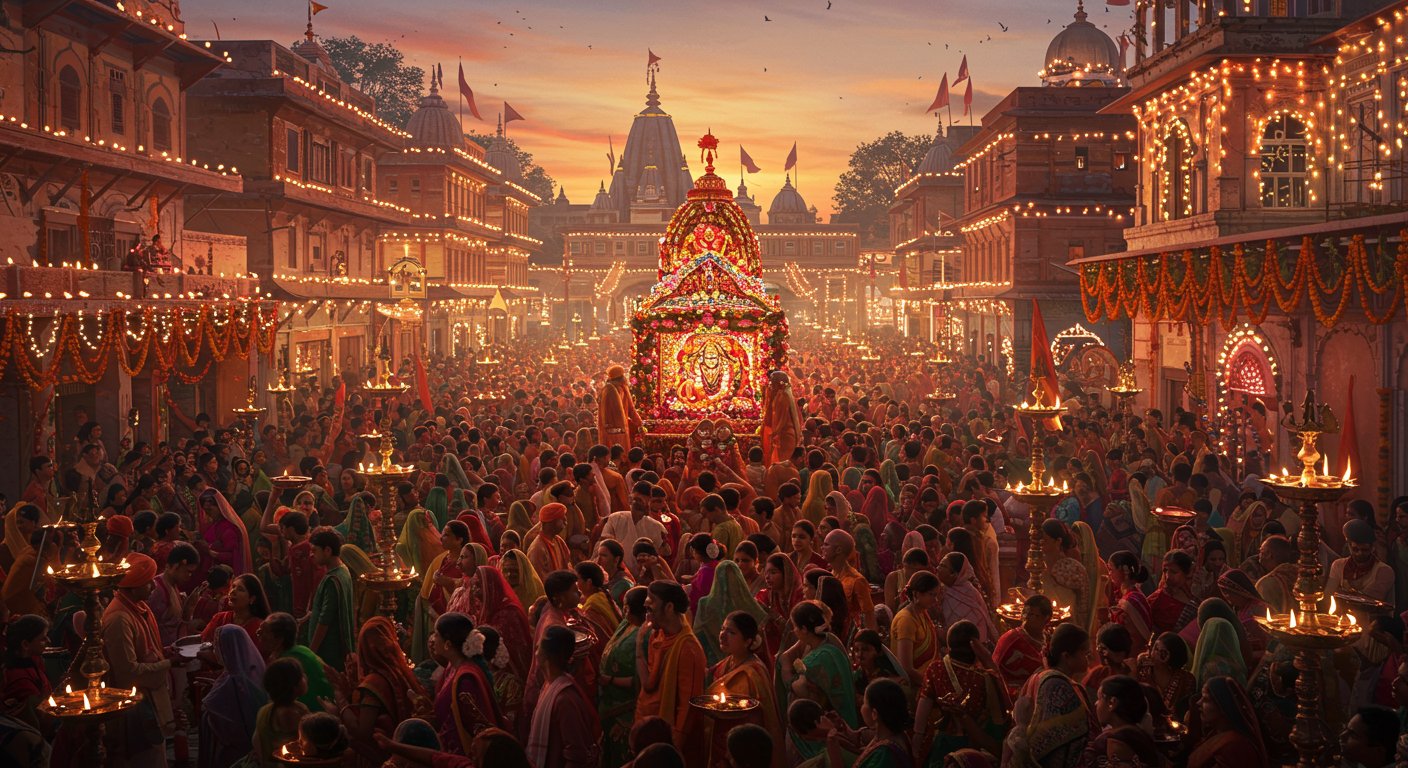 Janakpuri Festival 2025: Mithila Immersed in the Welcome of Lord Shri Ram, A Spectacular Sight of the Celebration!