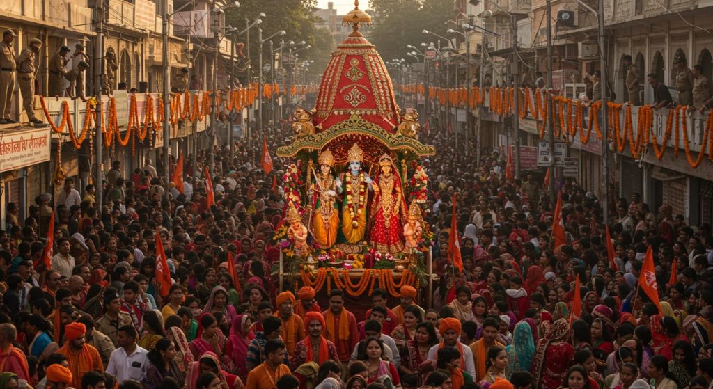 Janakpuri Mahotsav 2025: Grand Ram Barat procession today, police deployed on rooftops for security; no entry for these vehicles