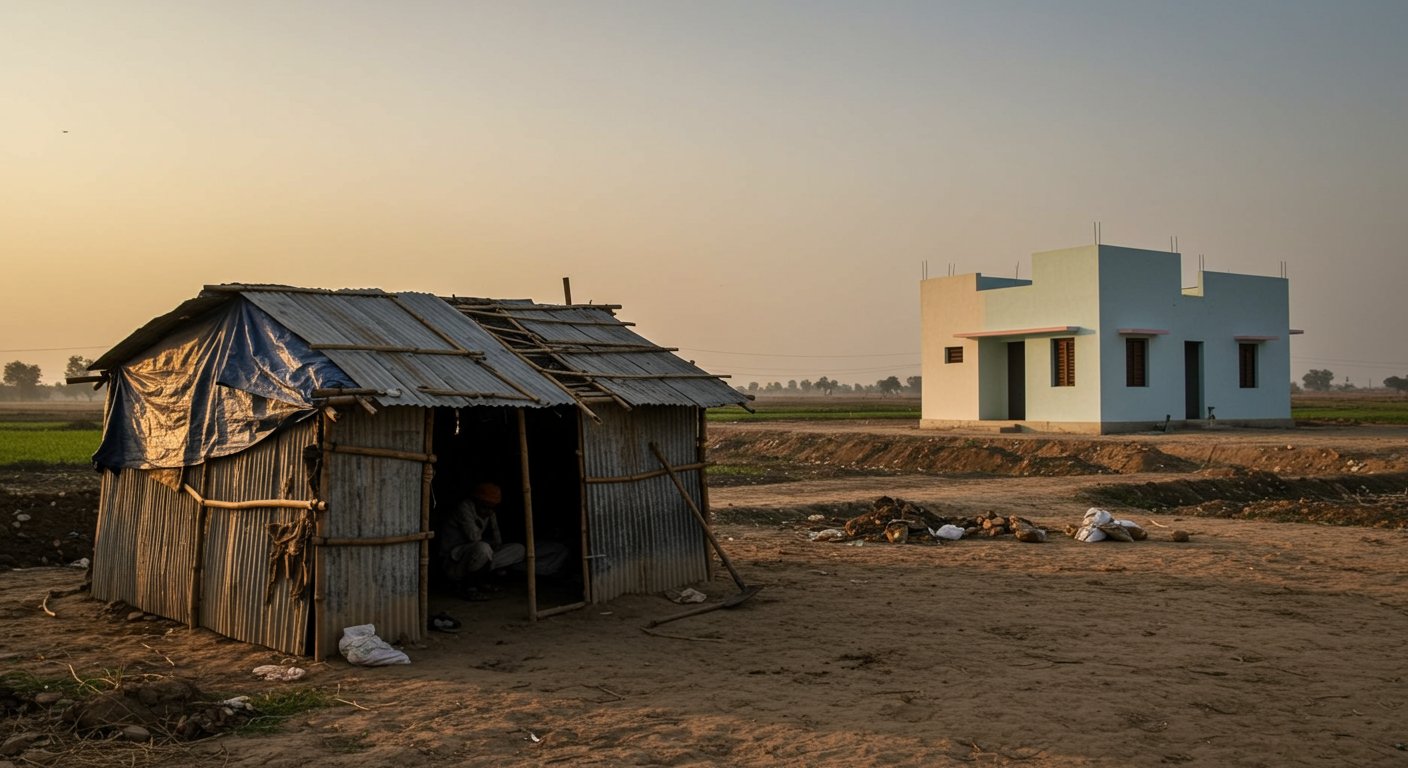 उत्तर प्रदेश: जीते जी न मिली छत, मरने के बाद मिला पीएम आवास… मजदूर की आत्महत्या पर गहरा सवाल
