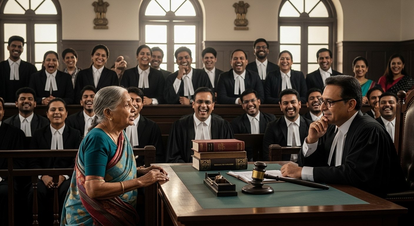 Elderly Woman Reaches Court For Divorce From Husband; Judge Asks About 'Abuse'; Court Erupts In Laughter At Her Reply!