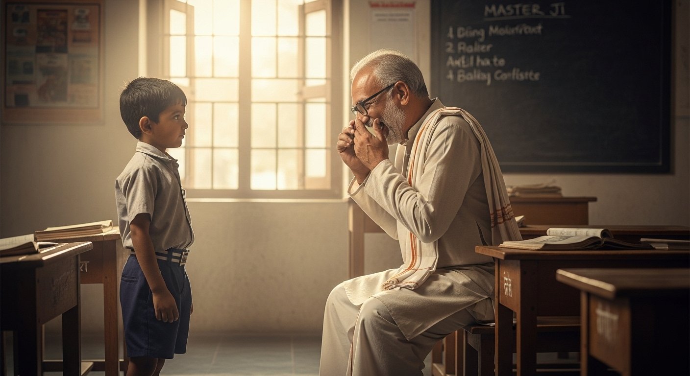 A student who was always late to school told his teacher a reason so funny that people couldn't stop laughing!