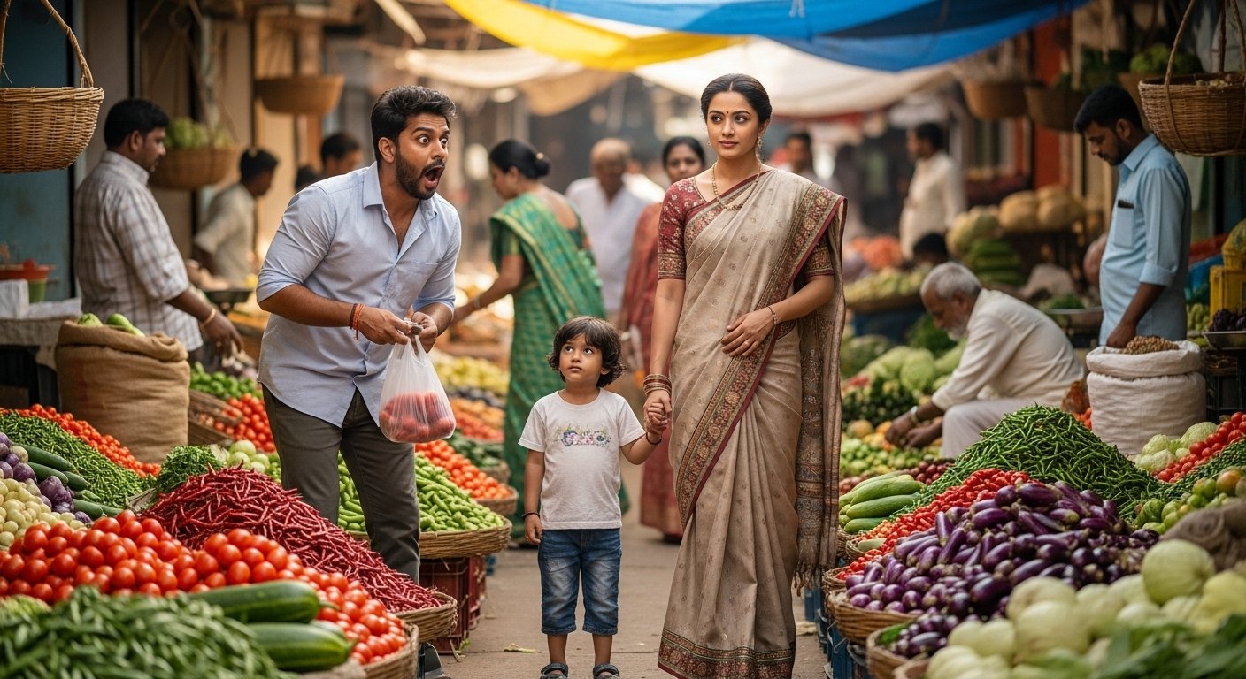 Man Meets Old Love in Vegetable Market; Stunned Upon Seeing the Child. Know the Full Story!