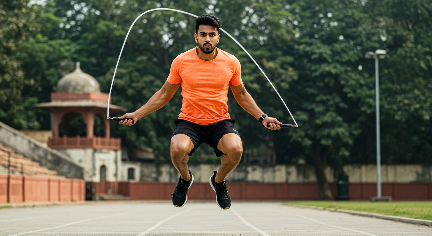 Indian Sets Unique World Record With Frog-Like Rope Jumps!