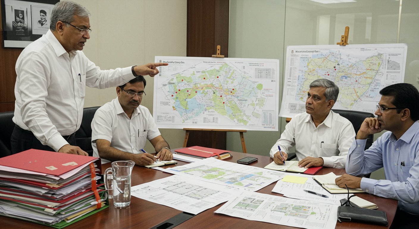 Minister Nandi takes tough stance in Kanpur: Reprimands officials over pending probes and slow development pace.