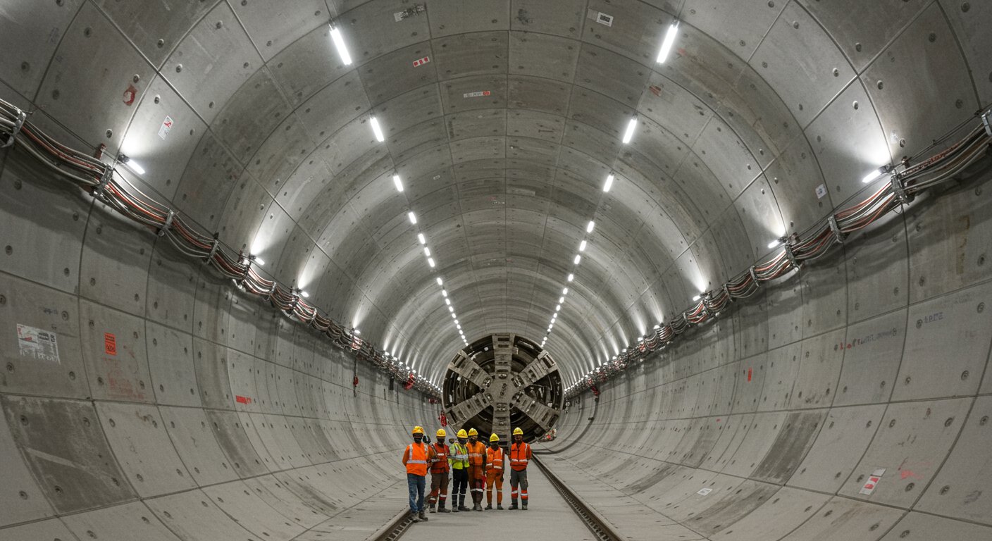 कानपुर में बना इतिहास: झकरकटी से कानपुर सेंट्रल तक मेट्रो की अप लाइन सुरंग पूरी, ‘आज़ाद’ टीबीएम ने किया कमाल