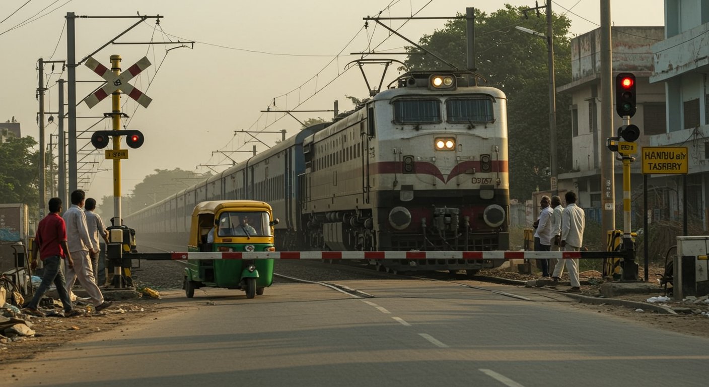 Kanpur: Upon touching the railway gate, a siren blared, and the freight train stopped immediately – Learn what this unique security was!