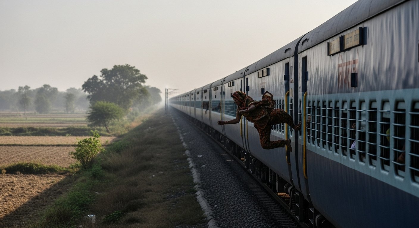Horrific Incident in Kanpur: Woman Traveling to Gaya Jumps From Moving Train, Dies Tragically