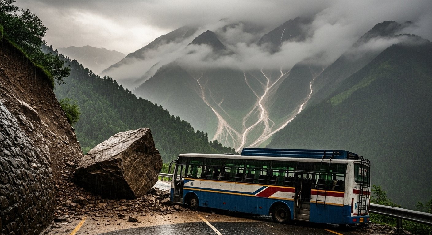 Monsoon wreaks havoc in Himachal: One dead in Shimla bus accident, 7 killed in Mandi landslide; Schools-colleges closed till September 7