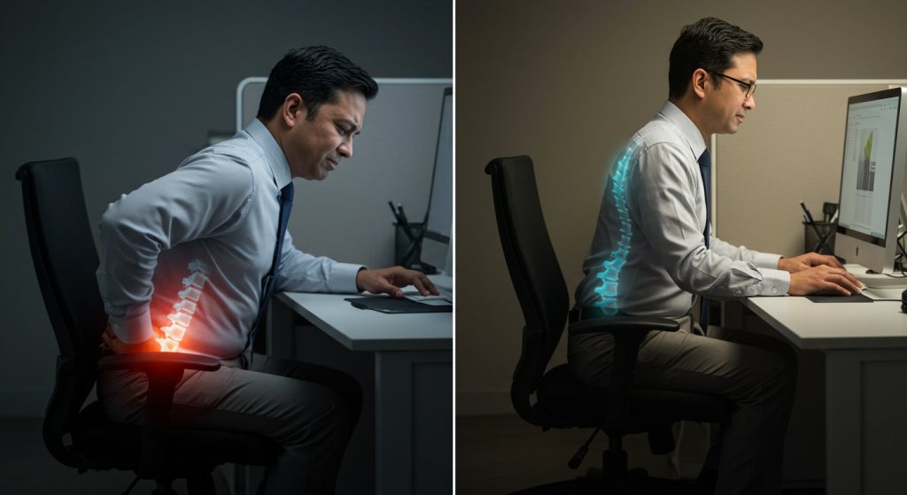 Viral in UP: Wrong Office Sitting Posture Can Damage Your Spine; Learn Correct Measures or Else Face Surgery