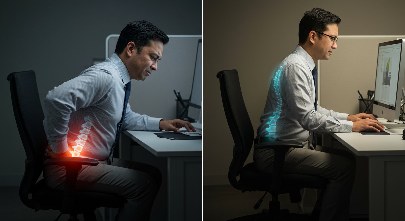यूपी में वायरल: ऑफिस में गलत बैठने का तरीका बिगाड़ सकता है आपकी रीढ़ की हड्डी, जान लें सही उपाय वरना करानी पड़ेगी सर्जरी
