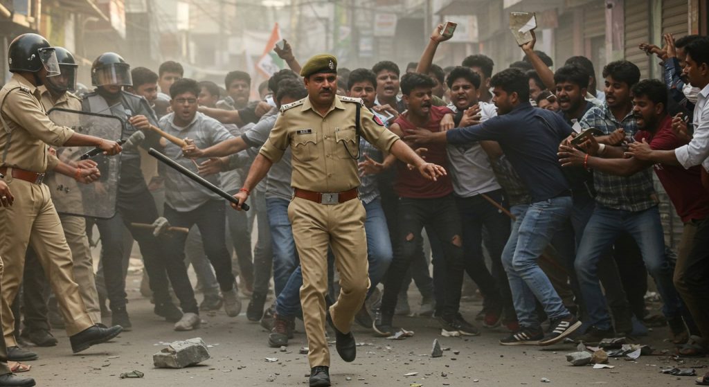 Violence in UP: Ruckus after 'I Love Mohammed' procession stopped, stone pelting on police, stars ripped off inspector's shoulder