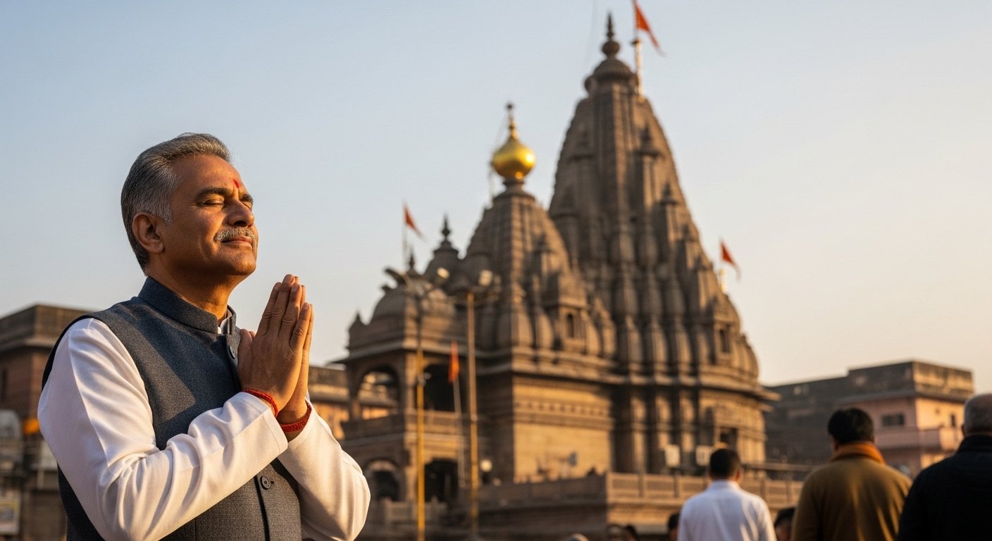 Lt Col Shrikant Prasad, acquitted in Malegaon case, reaches Kashi Vishwanath Dham, shares his thoughts after his visit.