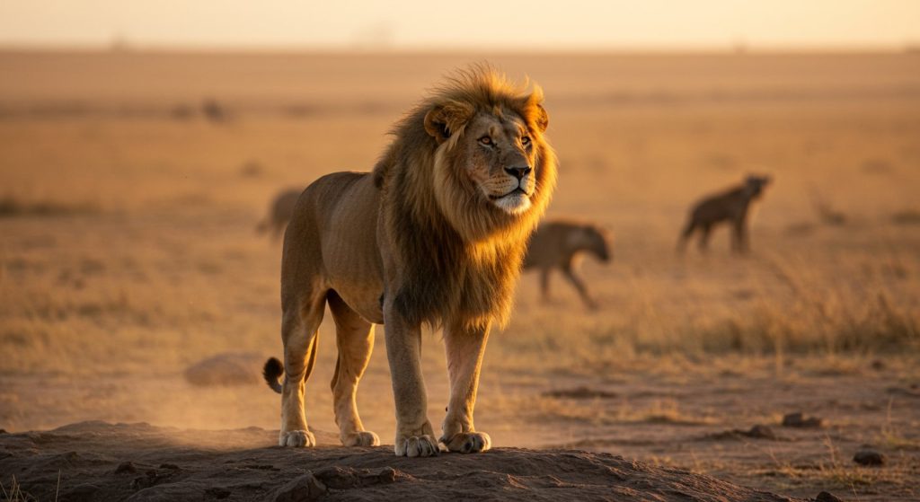 Lion Fought Alone Against Fierce Enemies, Returned From The Jaws Of Death; Viral Video Stuns People