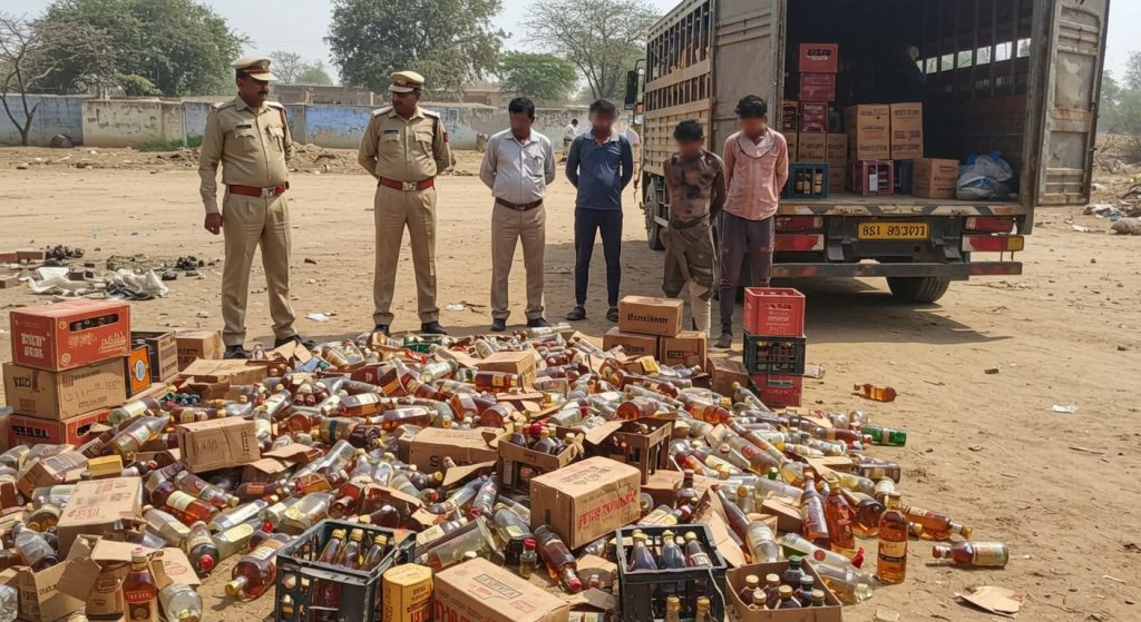 ₹72 Lakh Liquor Seized in UP: Was Being Smuggled to Bihar, Two Smugglers Arrested