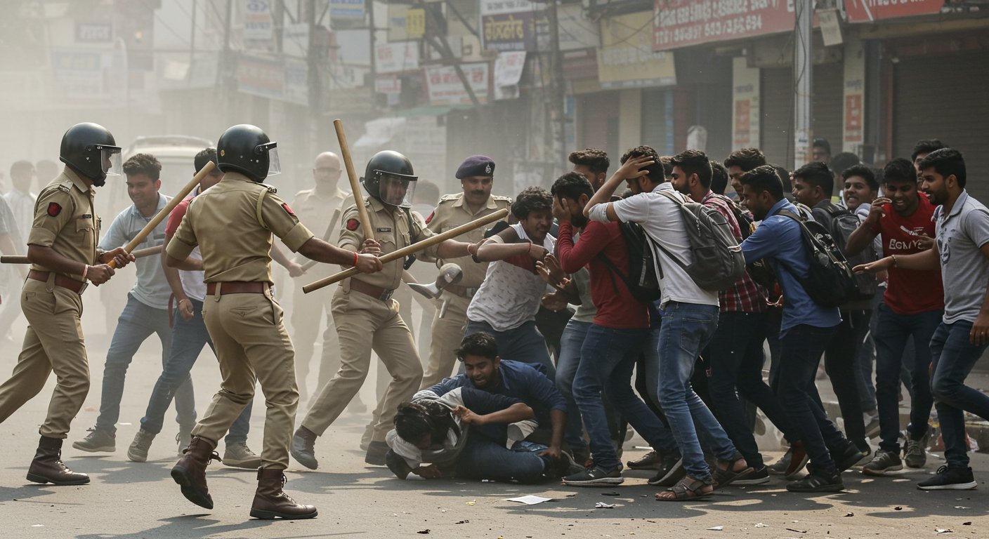Lathi-charge on LLB Students: CM Yogi Takes Strict Action, CO, Kotwal and Chowki Incharge Suspended; Report Demanded by Evening