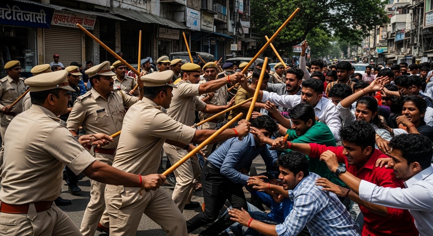 Lathi-charge on LLB Students: CM Yogi Takes Tough Stand, CO, Kotwal and Chowki Incharge Suspended; Report Demanded by Evening