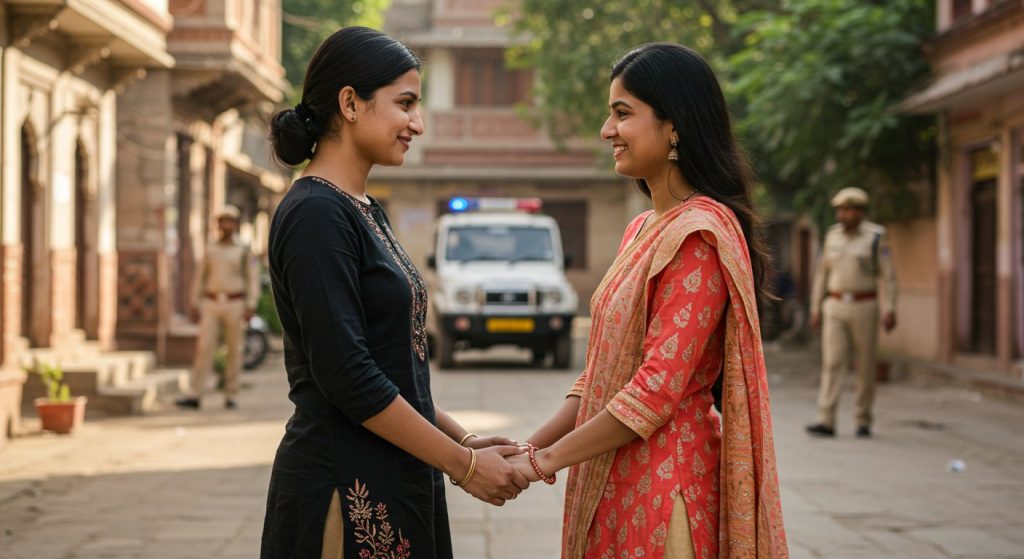 Two Young Women from UP in Unique Love: One Becomes Husband, Other Wife; Live-in Under Police Protection