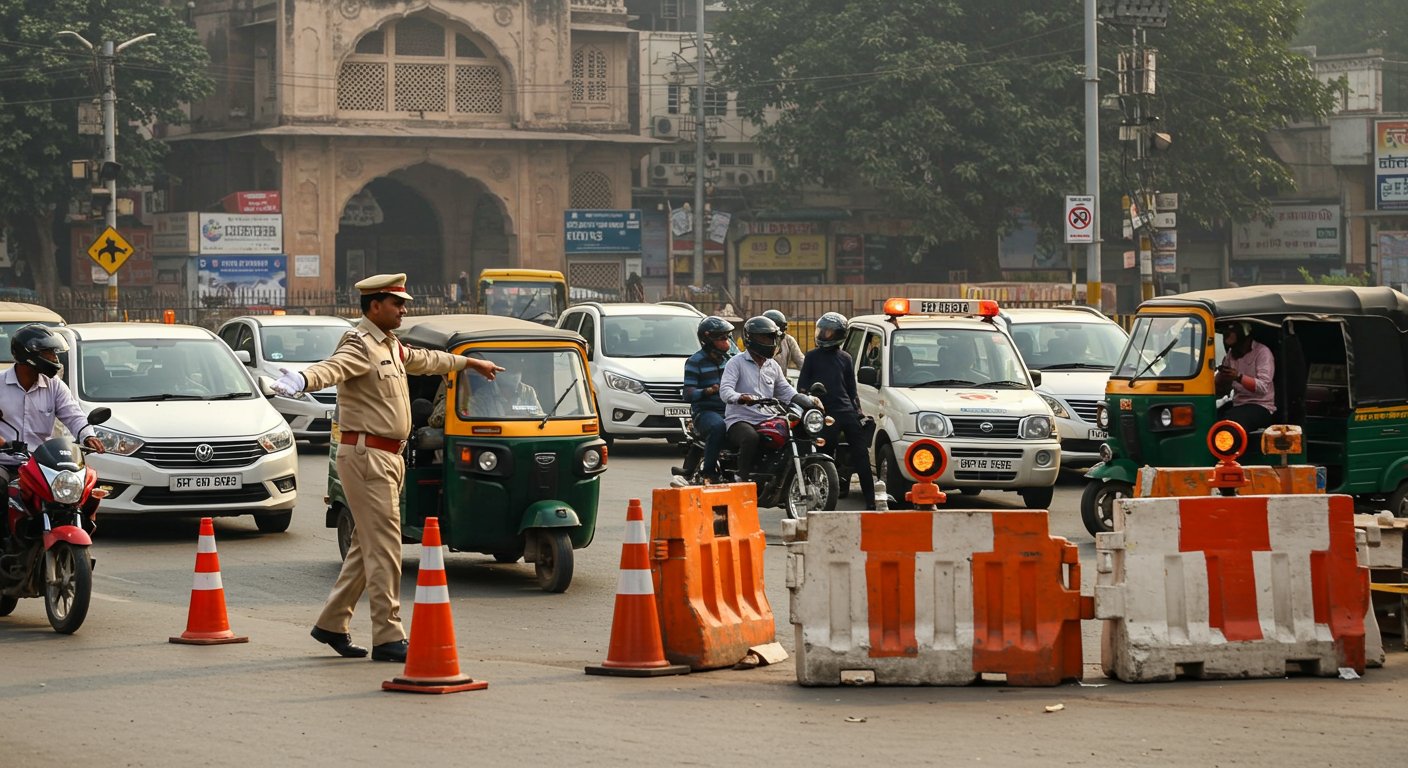 लखनऊ में गुरुवार को बदलेगी ट्रैफिक व्यवस्था: घर से निकलने से पहले जानें कौन से रास्ते रहेंगे बंद, कहां से मिलेगी राहत!