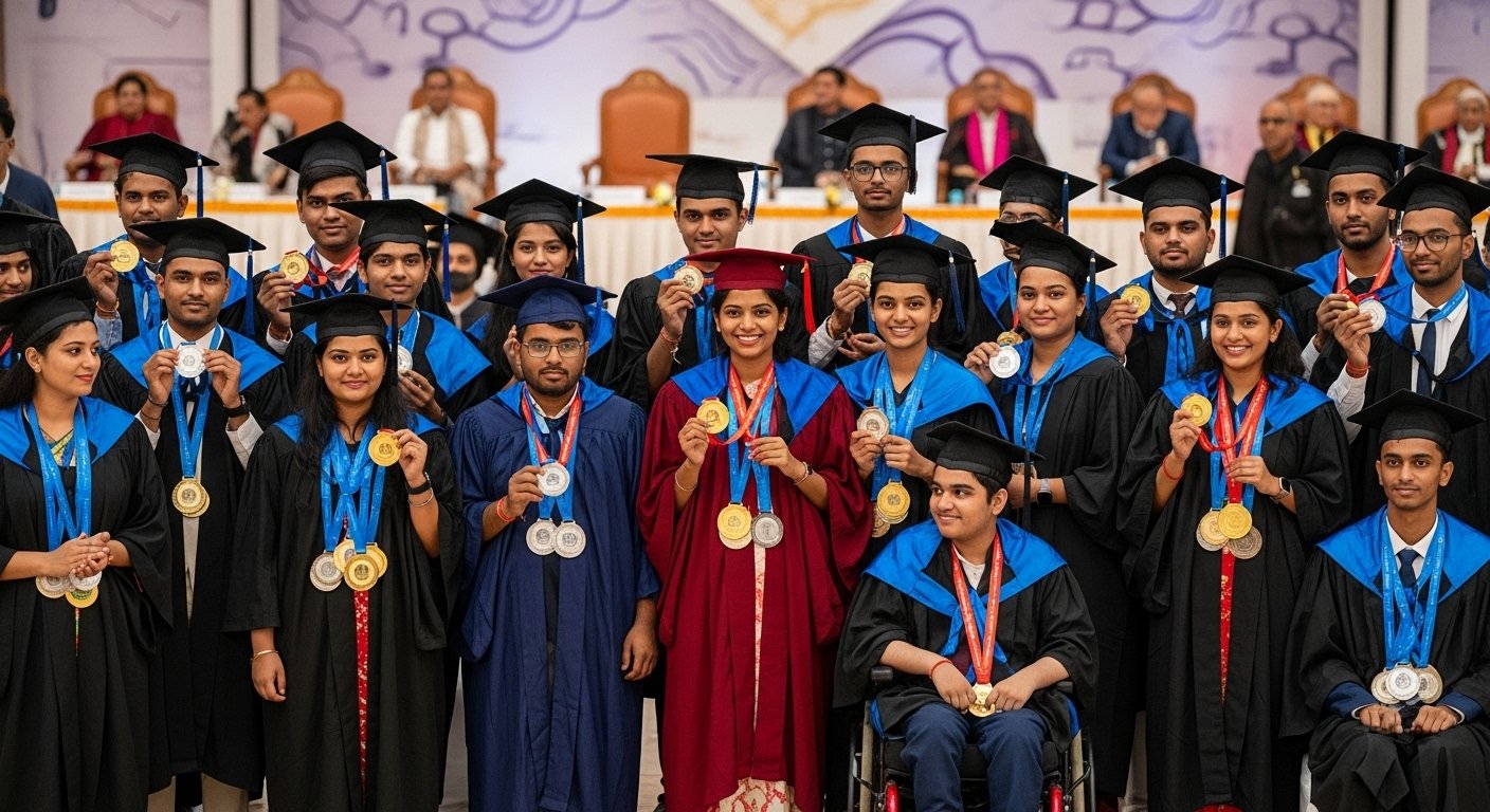 Lucknow: Students Create History, Win Record Medals at Rehabilitation University's 12th Convocation Ceremony