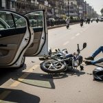 One Moment's Lapse and Death: Tragic Death of Young Biker in Lucknow After Colliding with Open Door of Moving Car