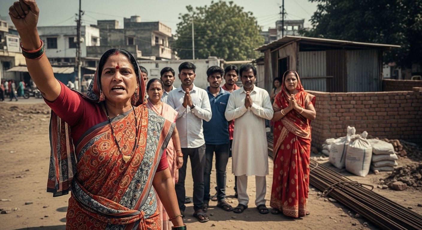 Lucknow: History-Sheeter Occupies Government Land, Female Pradhan Launches Justice Campaign