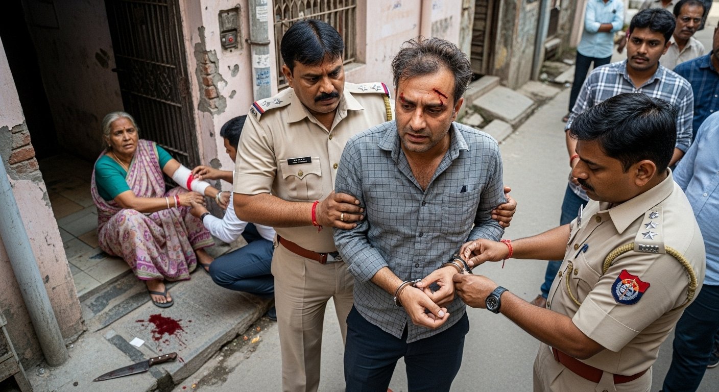 Lucknow: Son-in-law attacks mother-in-law with sharp weapon in Gudamba; accused arrested