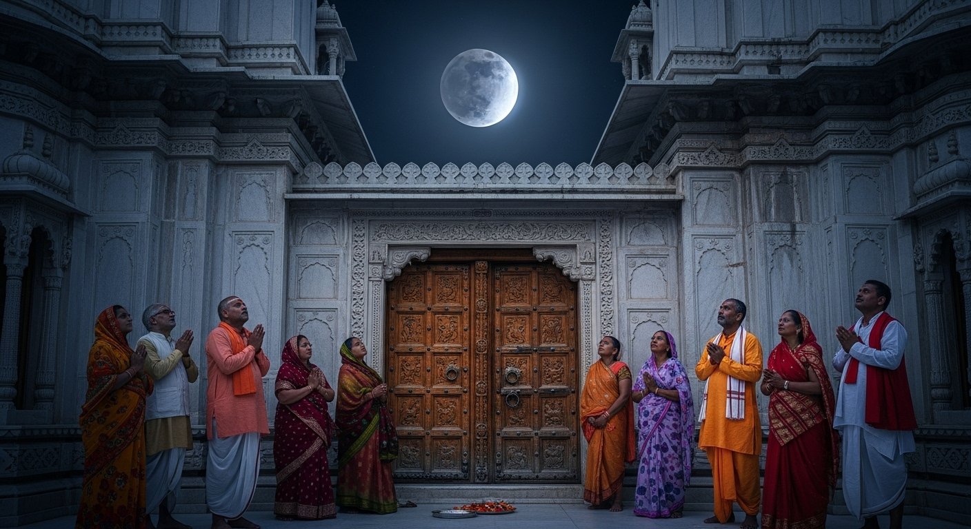 Major change in Banke Bihari Temple's darshan timings due to lunar eclipse: Note the new opening hours on September 7.