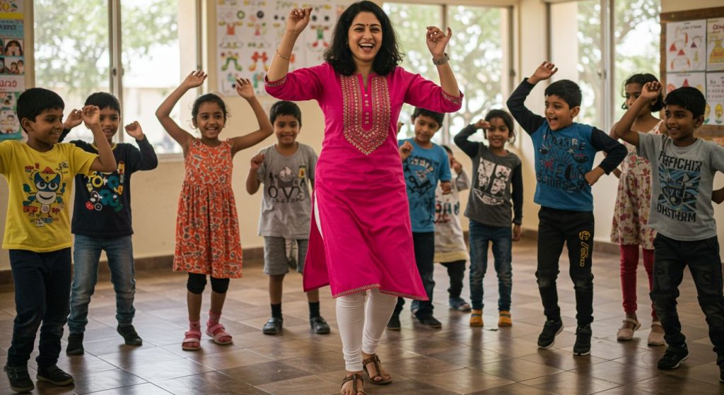 Madam Ji's 'Awesome' Dance Video with Students Goes Viral! Fun Infused in Learning Environment.