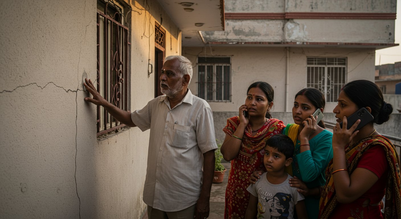 5.8 Magnitude Earthquake in North India: Tremors Felt in Several States, PM Modi Assures Swift Aid, Helpline Numbers Issued