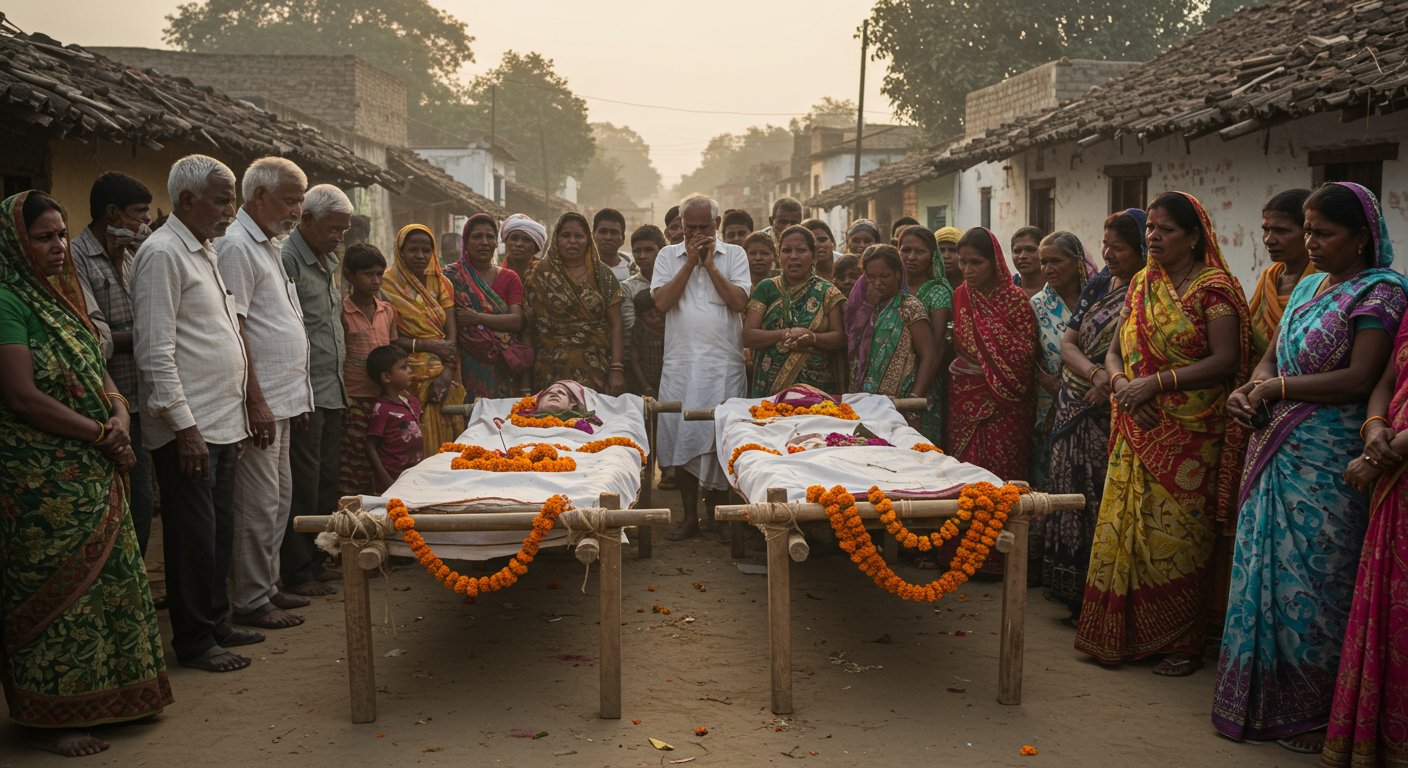 महोबा में दिल दहला देने वाली घटना: छोटे भाई की मौत से सदमे में बड़े भाई ने भी छोड़ी दुनिया, एक साथ उठीं दो अर्थियां, गांव में गहरा मातम