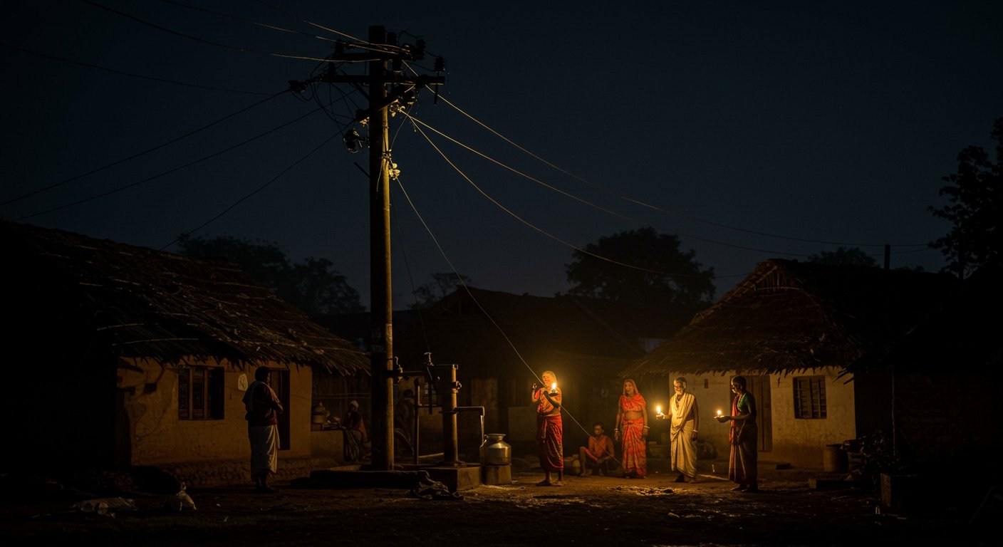Lightning Strike in Mahoba Blows Insulators, 24 Villages Plunged into 10-Hour Darkness, Drinking Water Supply Halted