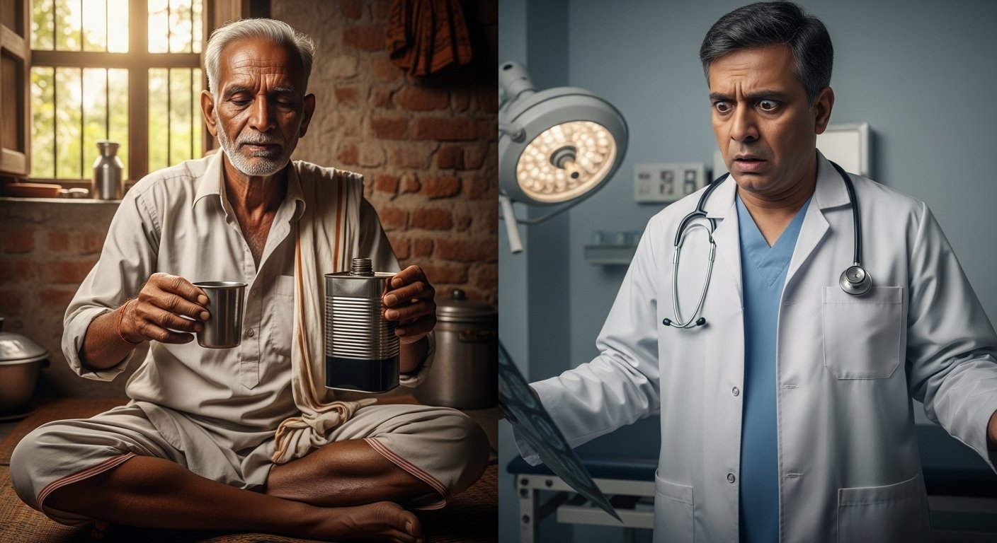 33 सालों से रोज़ इंजन ऑयल पीता है यह शख्स: डॉक्टर भी हैरान, आखिर कैसे?