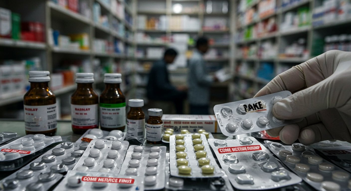 Biggest Fake Medicine Revelation in UP: STF Probe Finds 50% Counterfeit Drugs Circulating in Hospital Medical Stores, Patients' Lives at Risk!