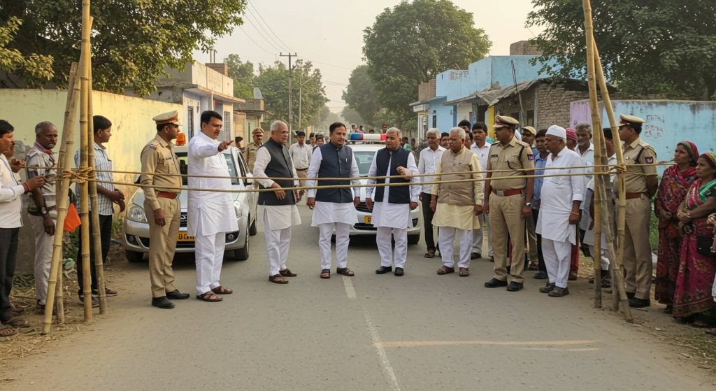 No Entry for Political Parties in Meerut's Salawa Village: RLD and Azad Samaj Party Leaders Stopped