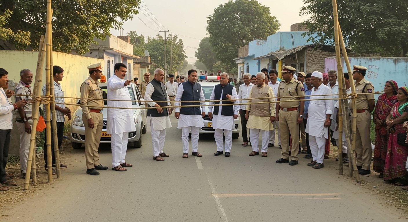 मेरठ के सलावा गांव में सियासी दलों की नो एंट्री: रालोद और आज़ाद समाज पार्टी के नेता रोके गए