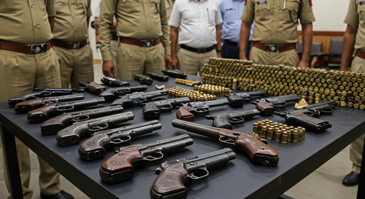 Major Revelation in Meerut: 17 Guns, 700 Cartridges Recovered; Chargesheet Filed Against 11 Accused, Know the Full Sensational Case!