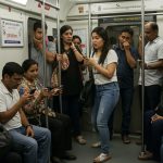 Girl's Outrageous Act in Metro, Passengers' Eyes Bowed in Shame! Watch The Video, You'll Be Stunned Too.