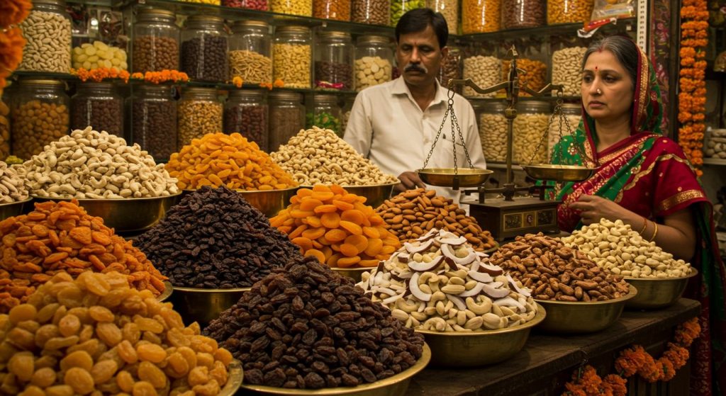 GST reduced from 12% to 5%, yet dry fruit prices skyrocket; no relief till Navratri