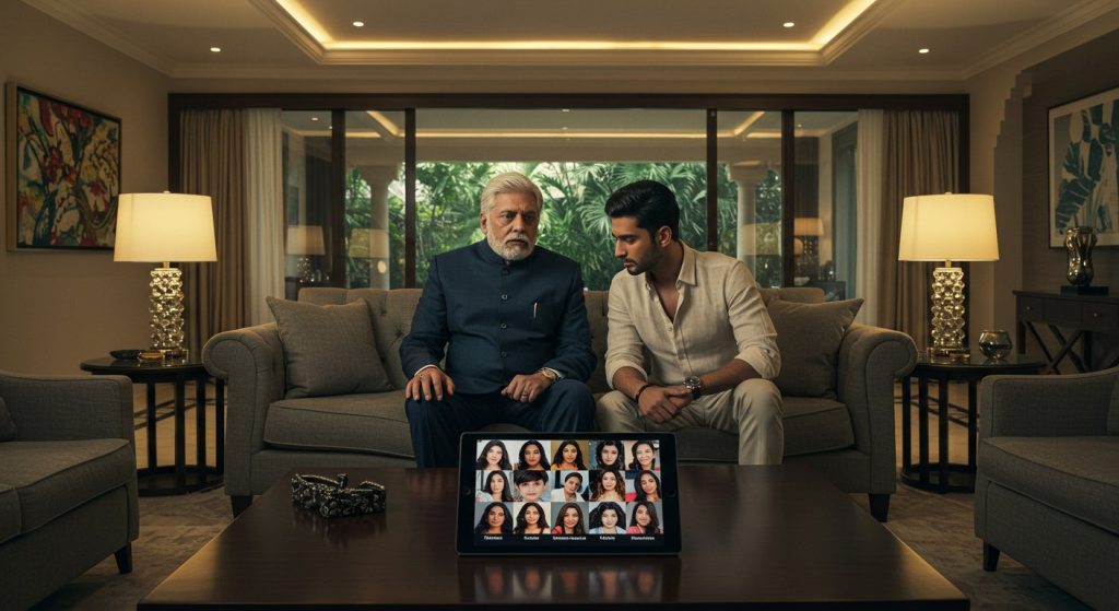 Millionaire father fell in love with daughter's boyfriend, now looking for a model to expand the family!