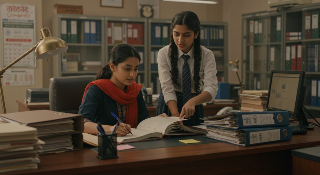 Capital Showcases 'Mission Shakti's' Strength: Girl Students Take Command of BSA and AD Roles, Conduct Major Investigation by Sifting Through Files!