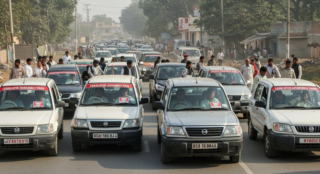 Major Expose in Sonbhadra: Misuse of 'Assembly Pass' Involving 4 MLAs and Over 20 Vehicles