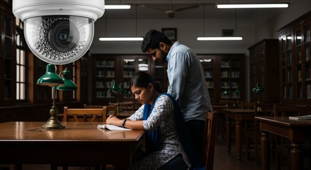 Lakhimpur Kheri: Female student molested in library, shameful act caught on CCTV, accused arrested