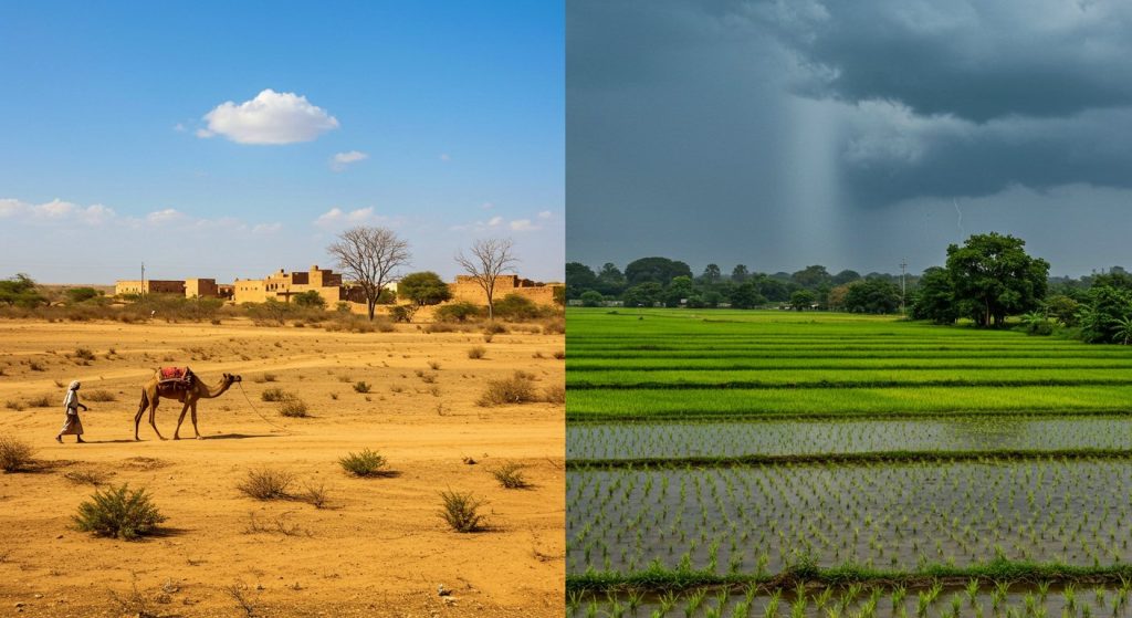 Monsoon's Diverse Outlook: Withdrawal from half of Rajasthan and 3 states; MP likely to see return from September 30; Bihar to receive rain for the next week.