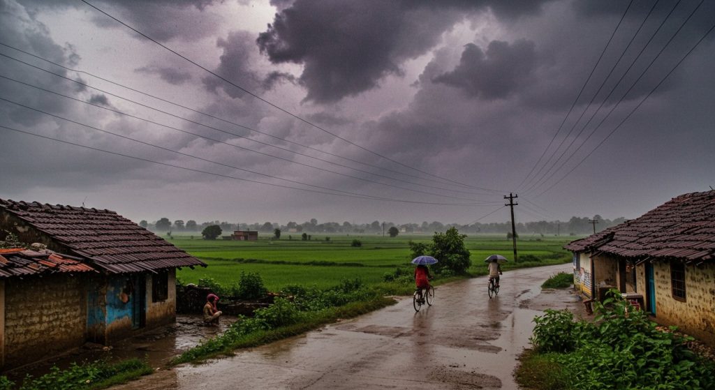Spectacular Monsoon Return in UP: Record-Breaking Rain in Maharajganj, Heavy Rain Alert for These Districts on Friday!