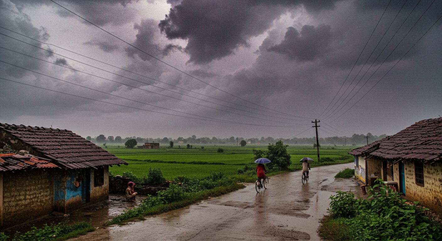Spectacular Monsoon Return in UP: Record-Breaking Rain in Maharajganj, Heavy Rain Alert for These Districts on Friday!